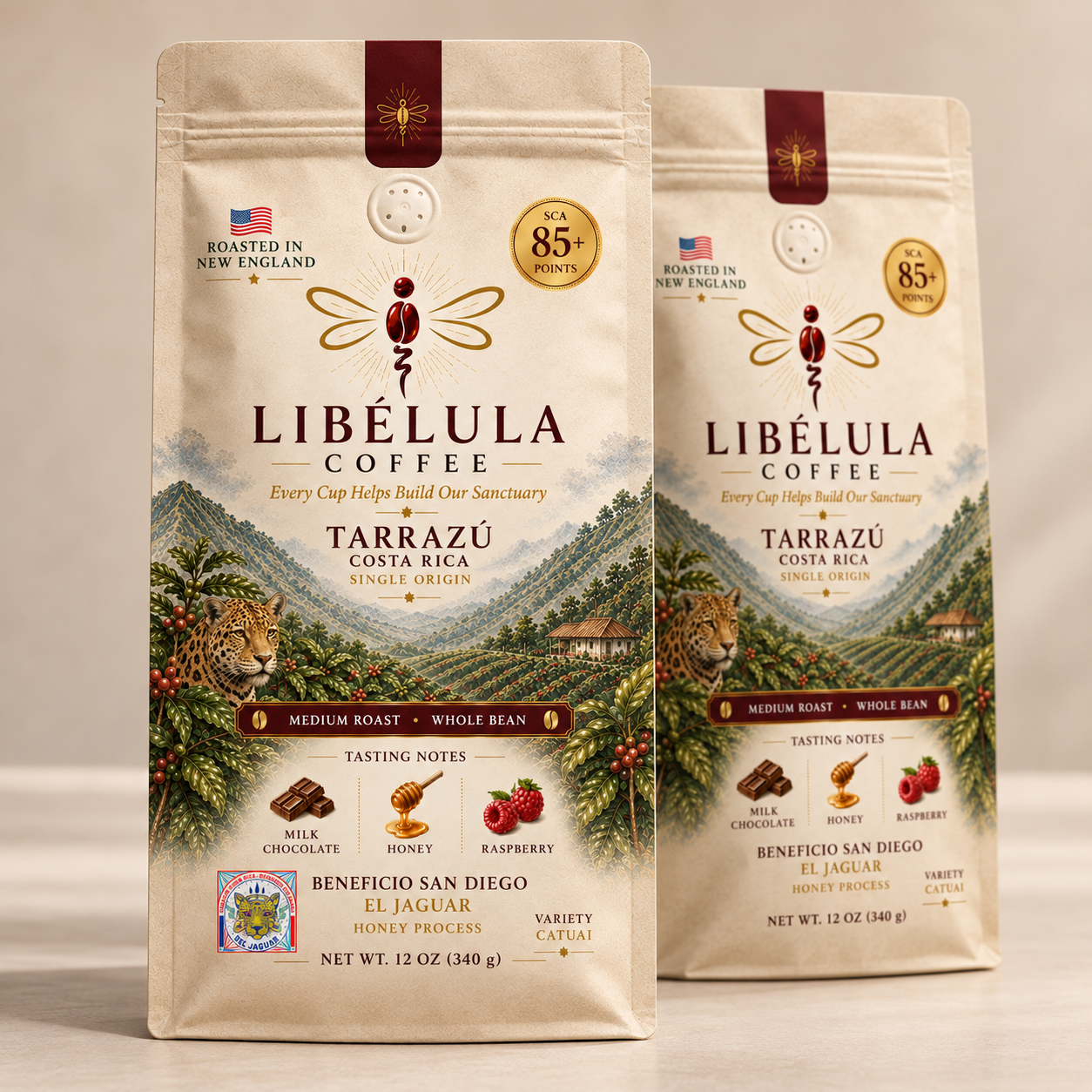 Libélula Coffee — Costa Rica Tarrazú San Diego Jaguar Honey | Medium Roast - Image 4